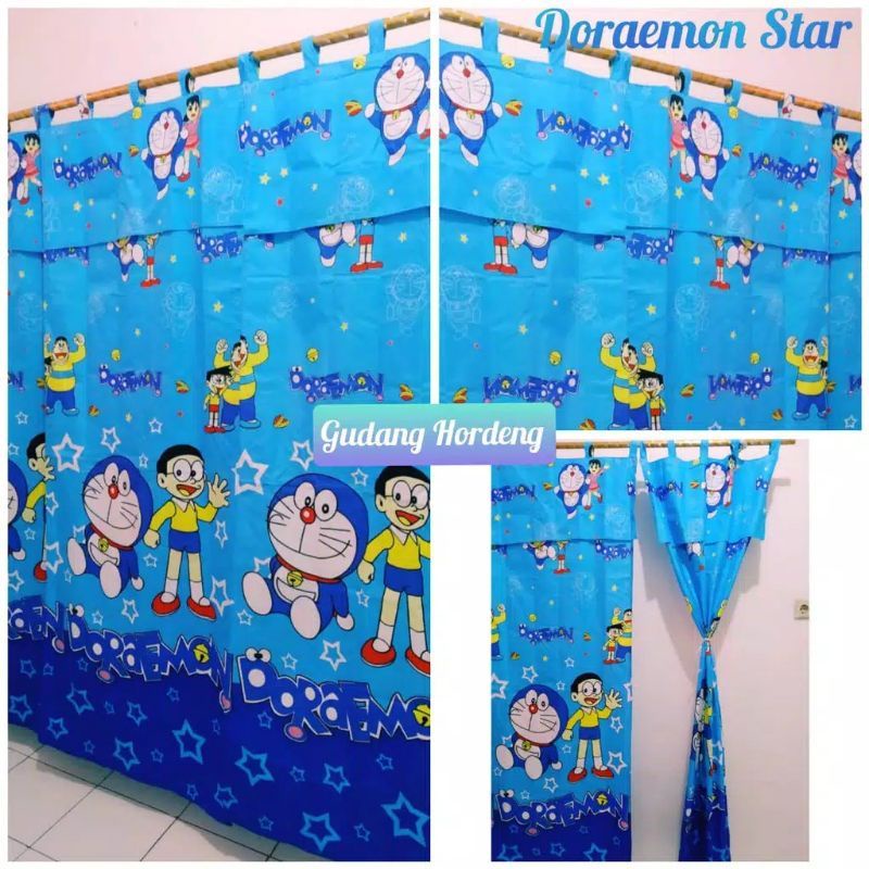 gorden jendela 100x200 gorden pintu kamar karakter