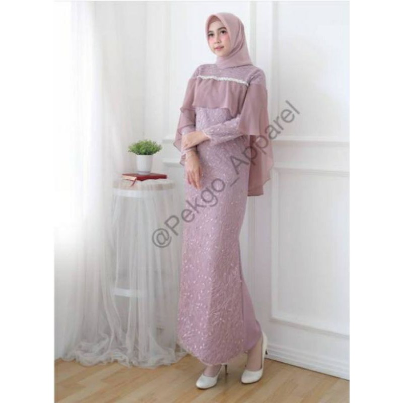 Senja dress pekgo soft lavender