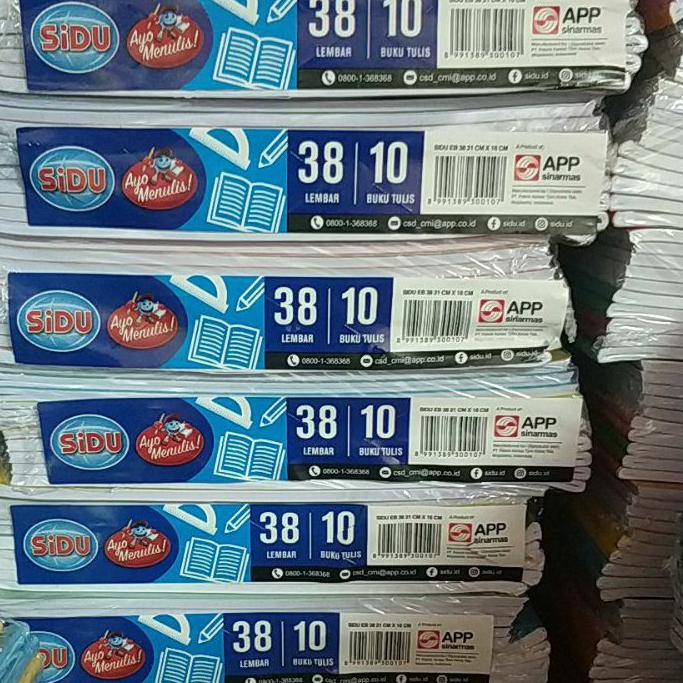 

Stok terbaru BUKU TULIS SIDU / SINAR DUNIA 38 , ISI 10 BUKU