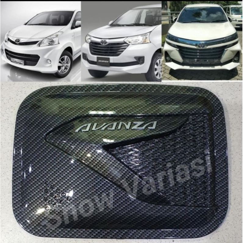 Tank cover carbon All new avanza 2012-2020