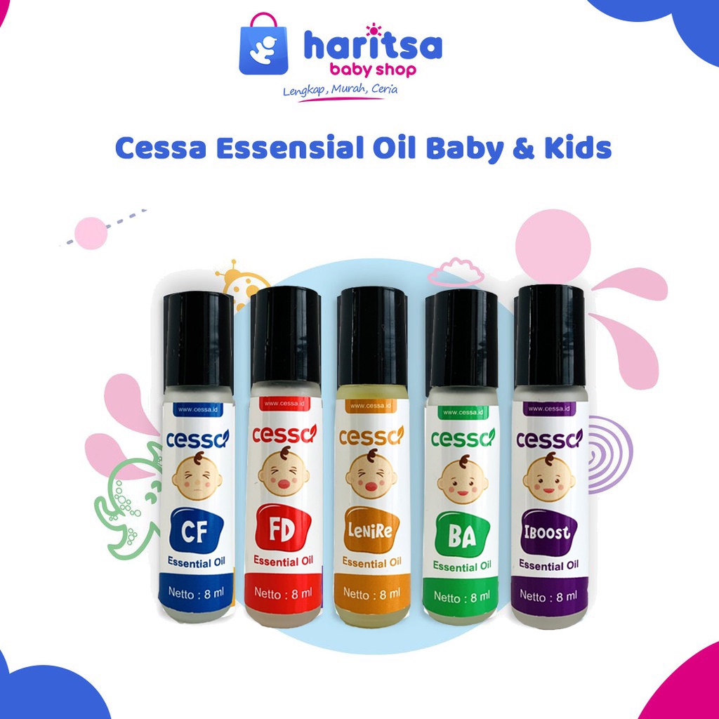 Cessa Essential Oil Baby &amp; Kids / Cough lenire immune fever bugs / Essential oil baby &amp; Kids #No.1 di indonesia