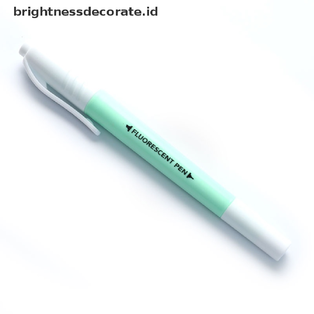 [birth] 6Pcs/Set Double Head Fluorescent Highlighter Pen Markers Pastel Drawing Pen [ID]