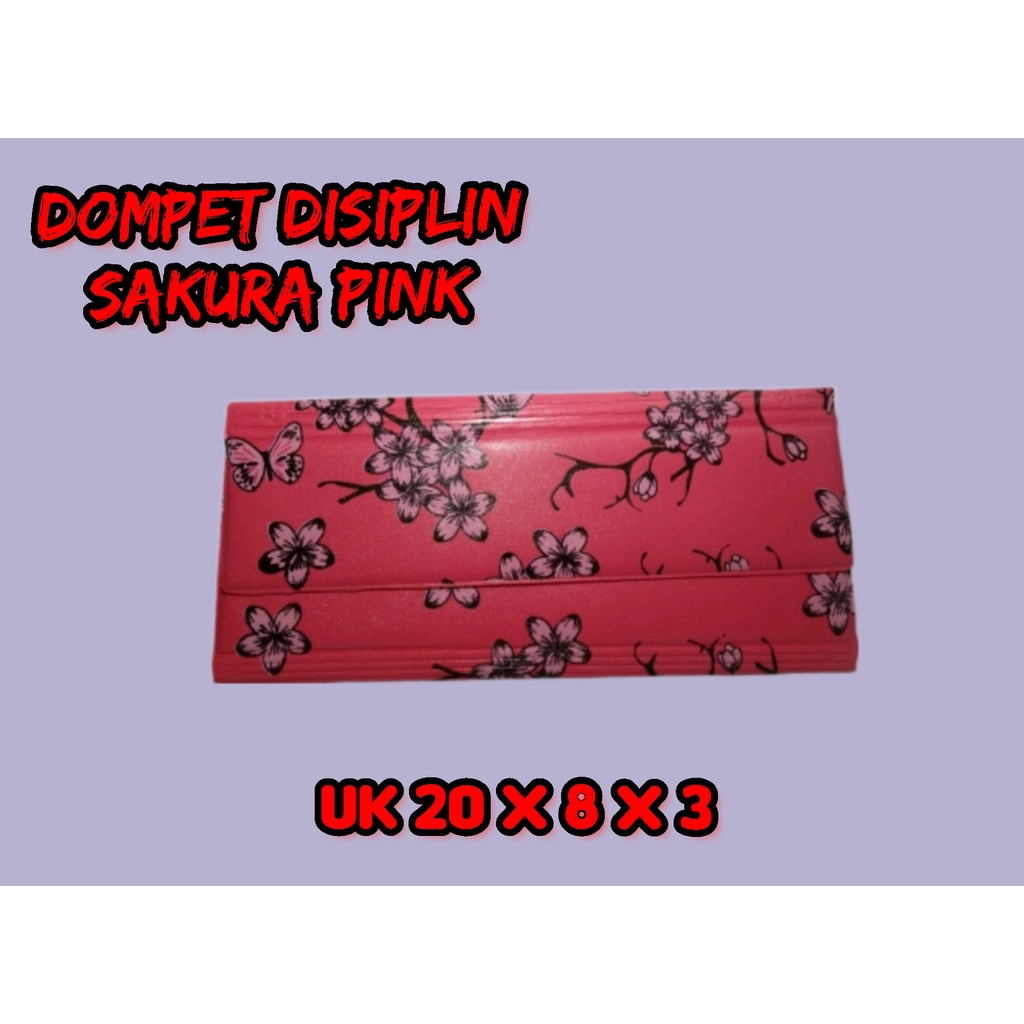 DOMPET DISIPLIN KEUANGAN MOTIF SAKURA