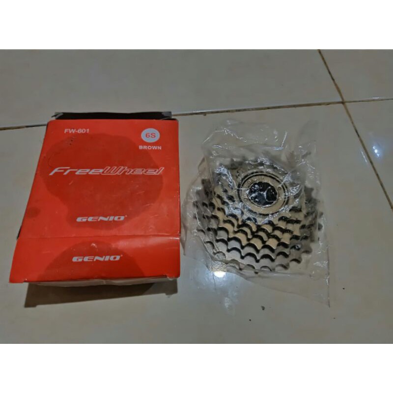 Freewheel Sprocket 6 speed Genio