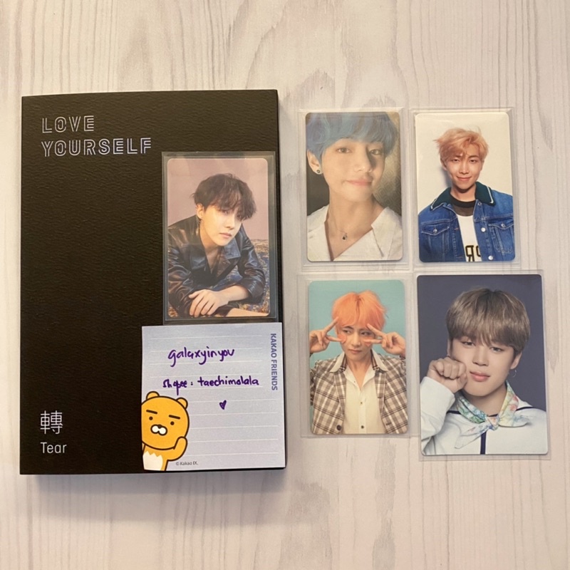 bts love yourself lys ly album tear O fullset album unsealed pc JHOPE bundle with Taehyung Answer F 
