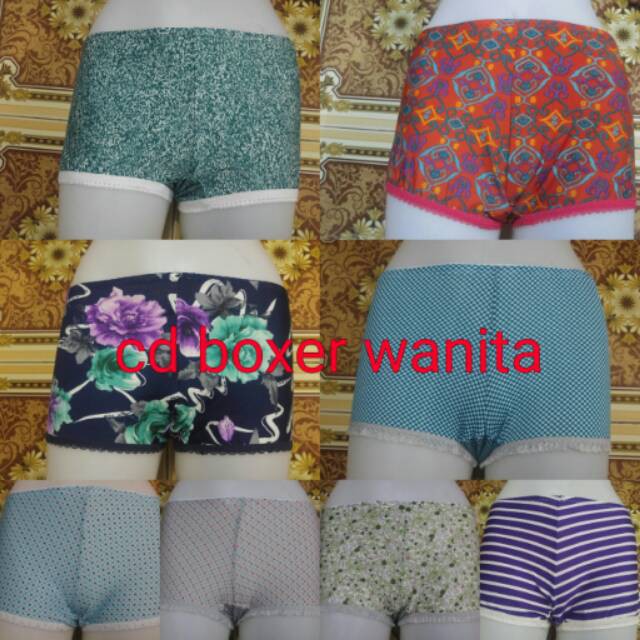 CC - Celana dalam boxer wanita sisa ekspor