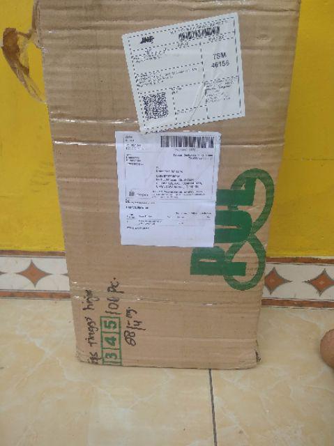 [indra Houseware]paket Toples Plastik Merah B Bonus 2 Gelas (smk 422)