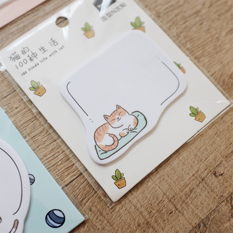 

CAT ON HOLIDAY STICKY NOTES POST-ITS