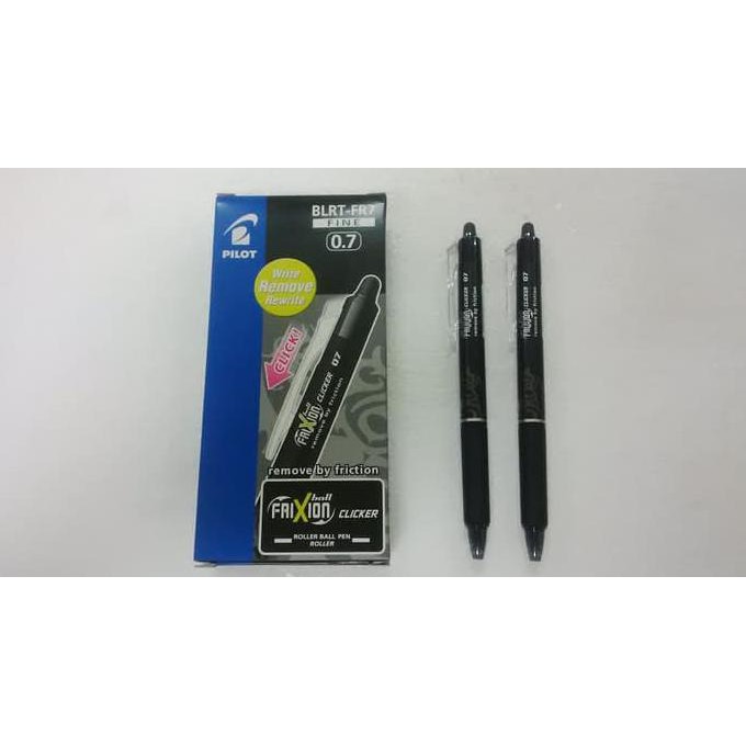 

HOT SALE Ballpoint Pilot Frixion Clicker 0,7 Erasable Pen - Hitam Terjamin