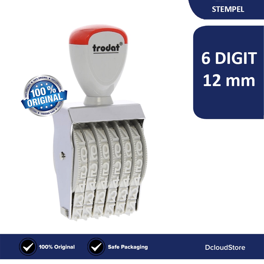 

Stempel Manual 6 Digit Trodat Stempel Angka Nomer Nomor 12 mm