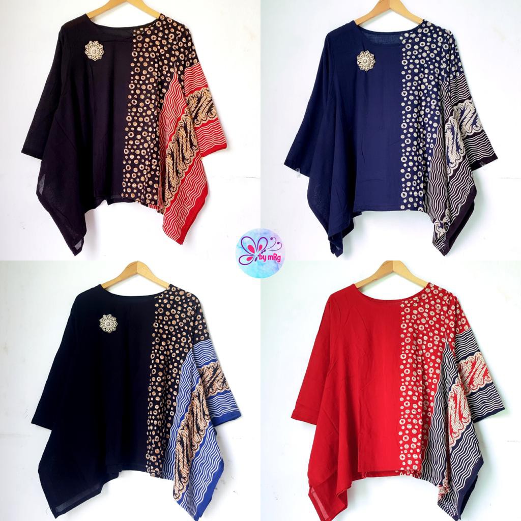 Blouse Batik Paris by Butik Batik Solo Bahan Paris Kode BLOUSE PARIS LAPIS
