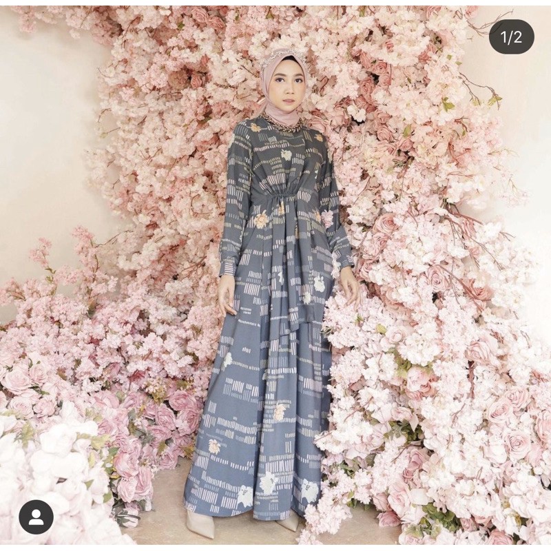 Lotus dress by vanilla hijab