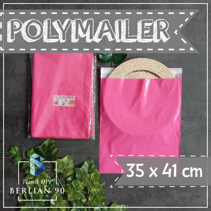 

Ready Oke] Kantong Plastik Polymailer Pink 35X41 Cm Plastik Packing Online Isi 50