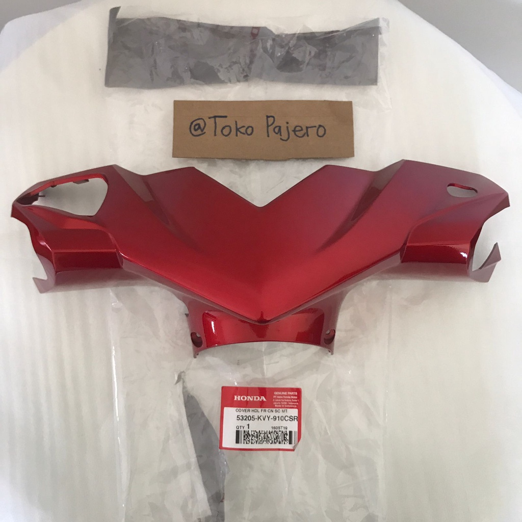 Batok Depan Beat Karbu Lama Merah Maroon Original AHM