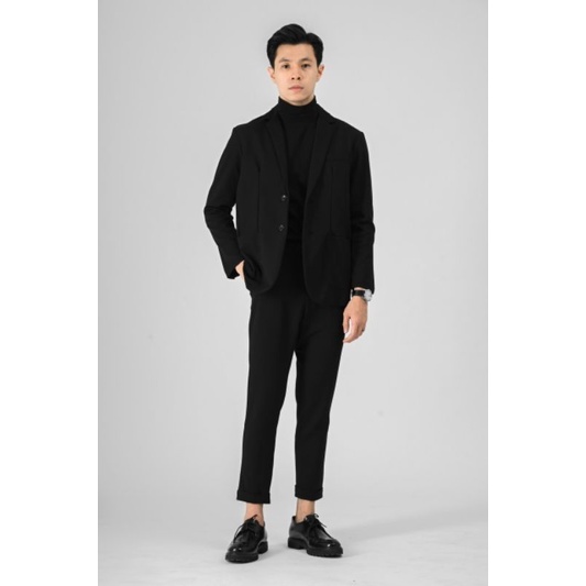 PEAZY BLAZE BLACK by Heymale.id