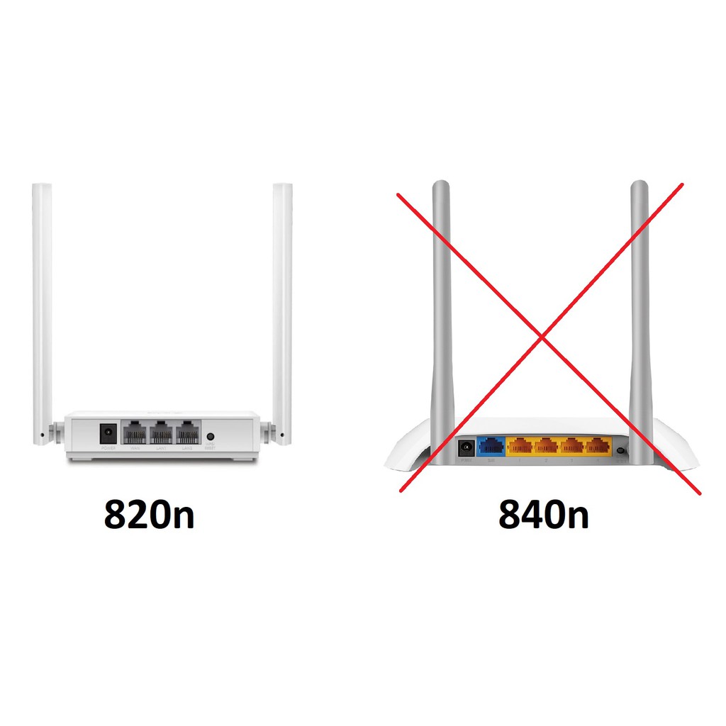 TPLINK 820n 820 wr820n || NOT 840 840n