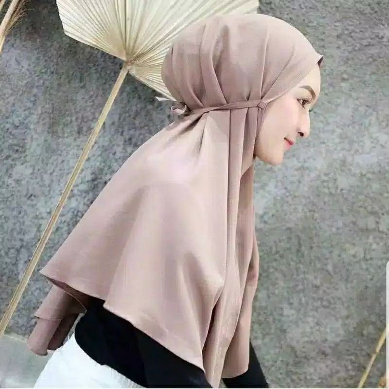 BERGO MARYAM DIAMOND ITALIANO Jilbab hits Cantik DIAMOND tali samping Elegant Murah