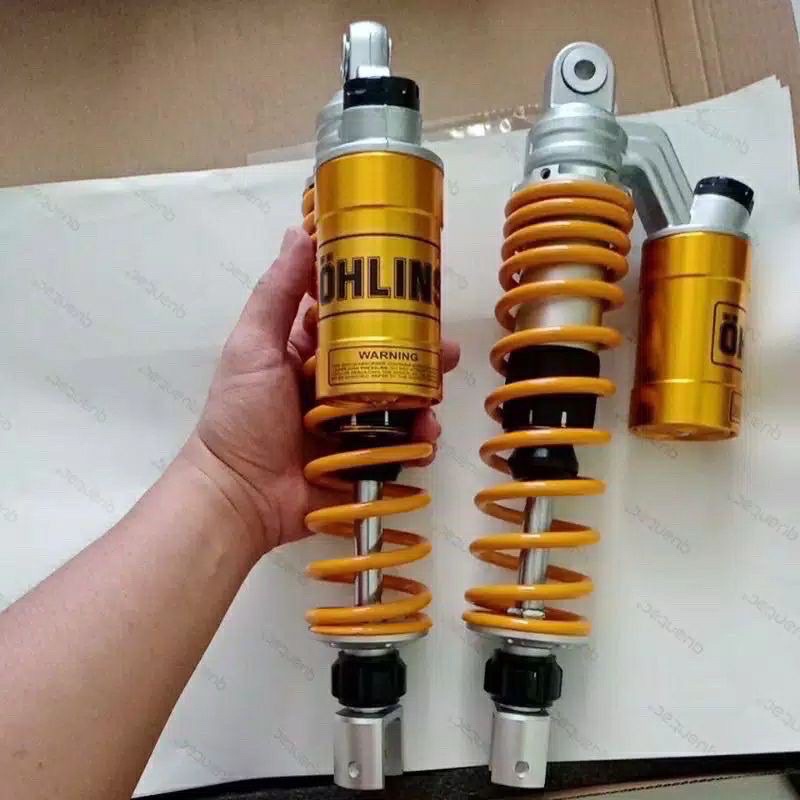 SHOCKBEKER TABUNG MODEL KTC EXTREAM ORI 340 RX KING GL CB TIGER KARISMA MEGA PRO-Ohlins full yellow