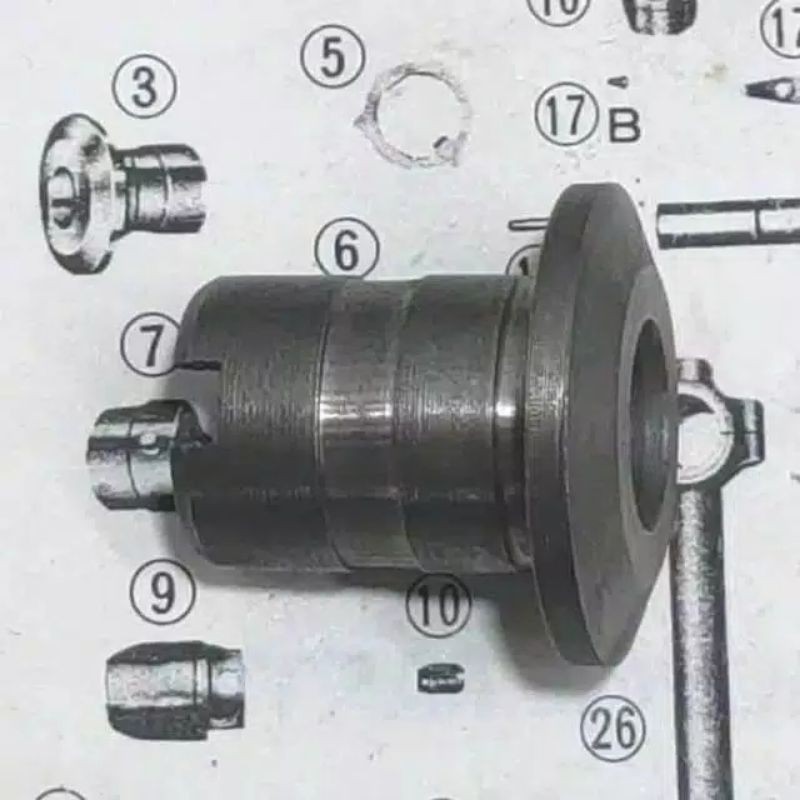 P/N 3 Bushing Poly Mesin Jahit Butterfly