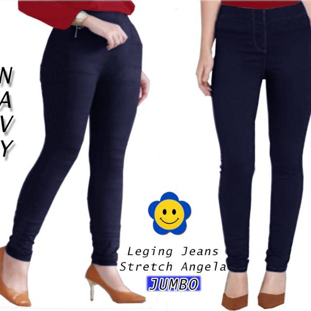 CTN Celana leging jeans stretch ANGELA best seller