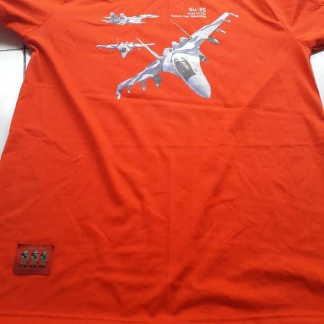 Kaos gambar pesawat Sukhoi 30 MK