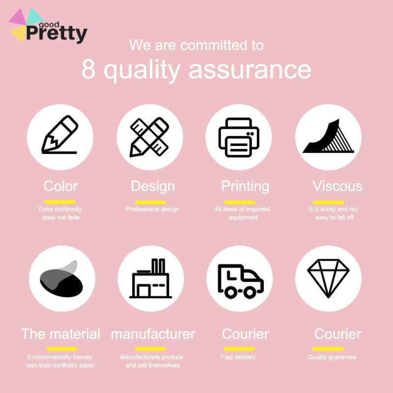 1 Roll Sticker Label Kartun Lucu Menyenangkan Liburan Manual DIY Dekoratif Penyegelan Stiker Packing Terima Kasih Tag
