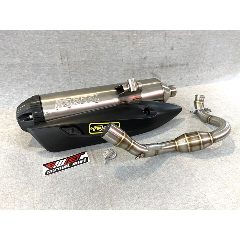 KNALPOT ROB1 STAINLESS VARIO 150 2018