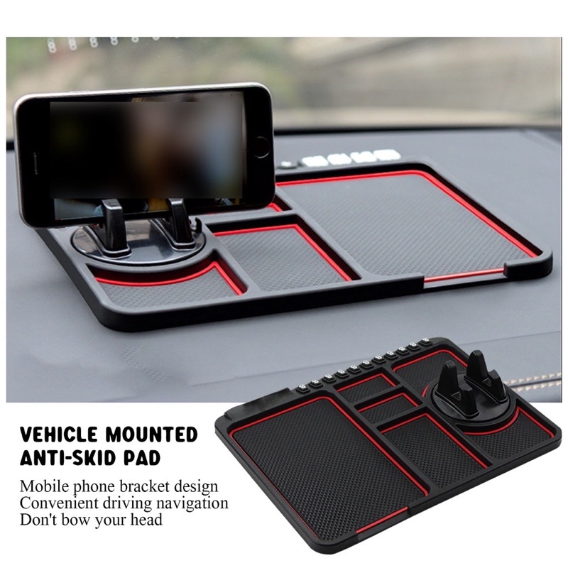 Anti Slip Mobil + Mounting Handphone Mobil Multifungsi