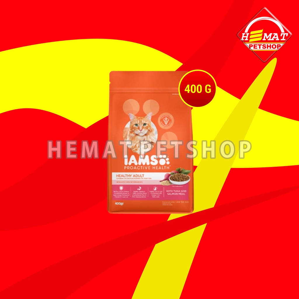 Makanan Kering Kucing IAMS Dry Cat Food Adult Proactive Health 400 Gr