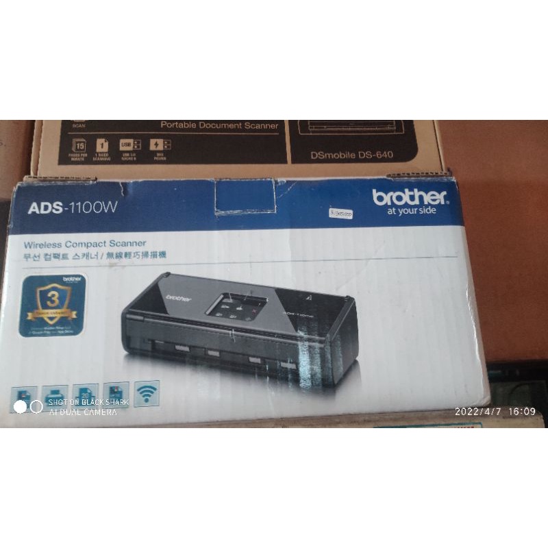 Scaner BROTHER ADS 1100DW bisa Scan F4 LegaL 20 sheet