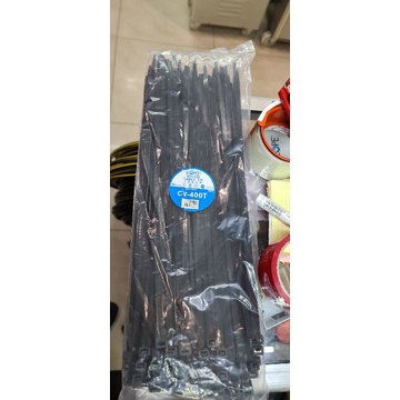 kabel ties 40cm 400x7.6mm hitam putih
