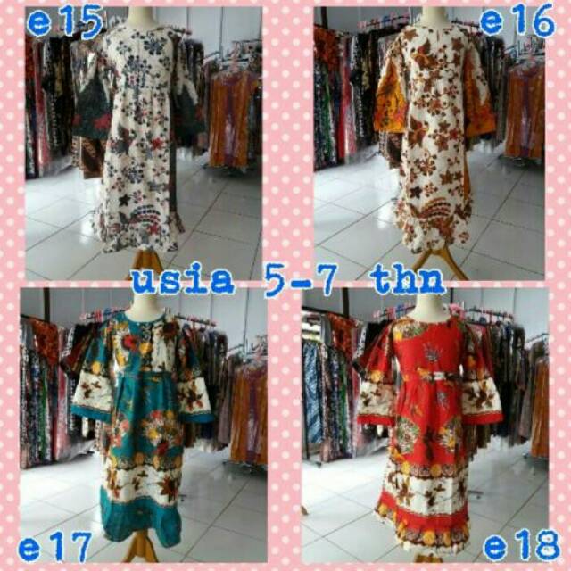 Gamis anak / gamis batik anak