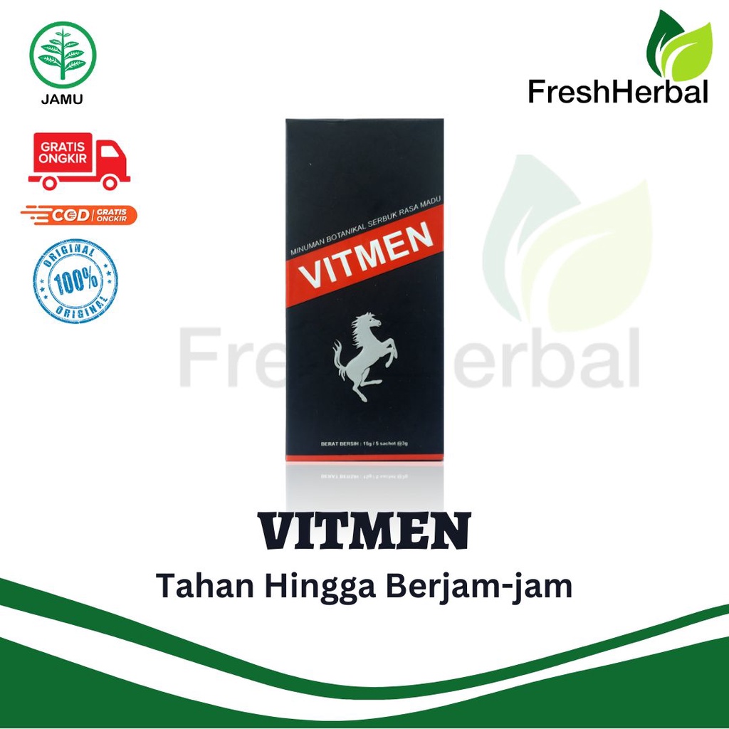 OBAT STAMINA PRIA TAHAN LAMA ASLI BPOM KEMASAN EKONOMIS ORIGINAL | VITMEN