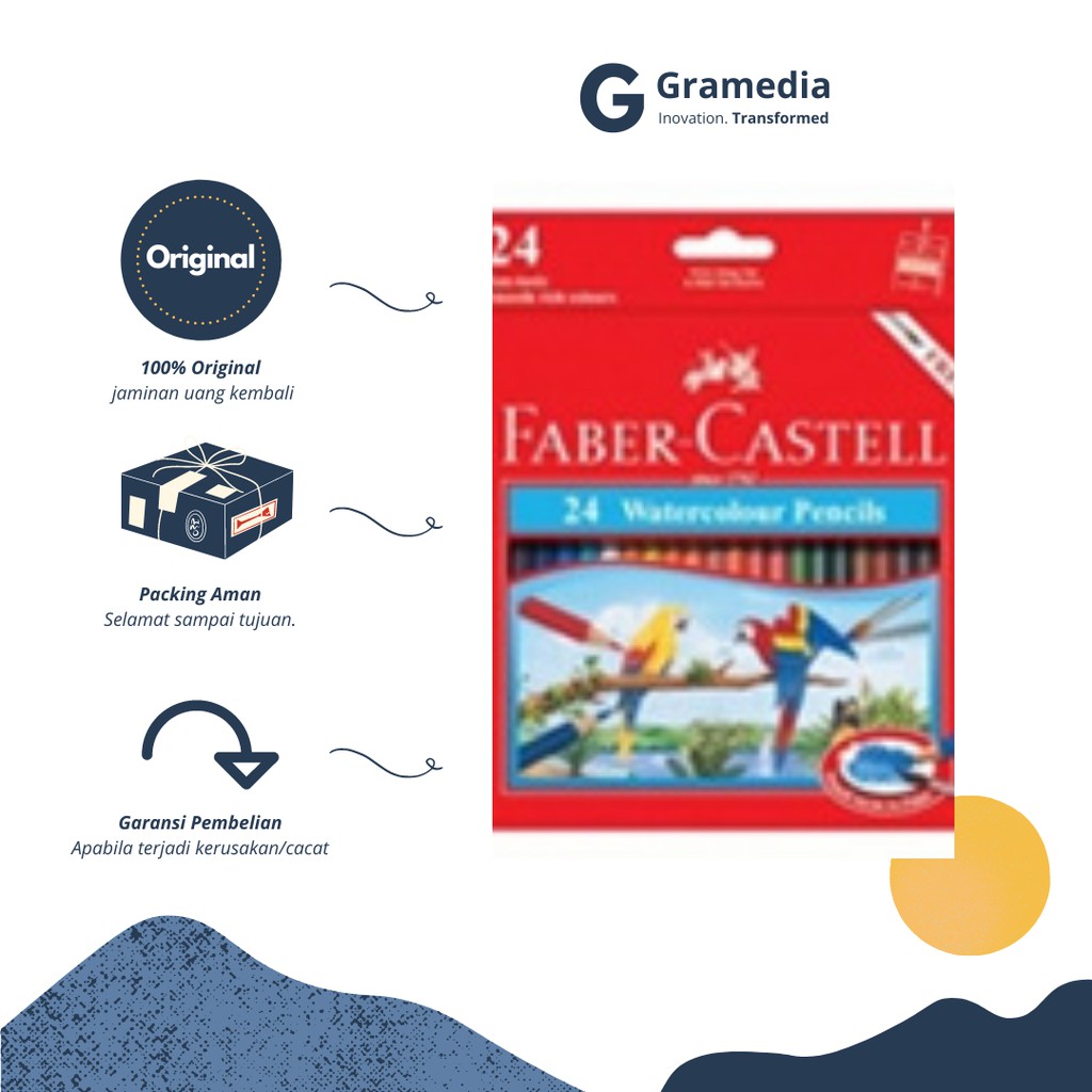 

Gramedia Cikupa-Faber Castell Watercolor Pc 24L 114464