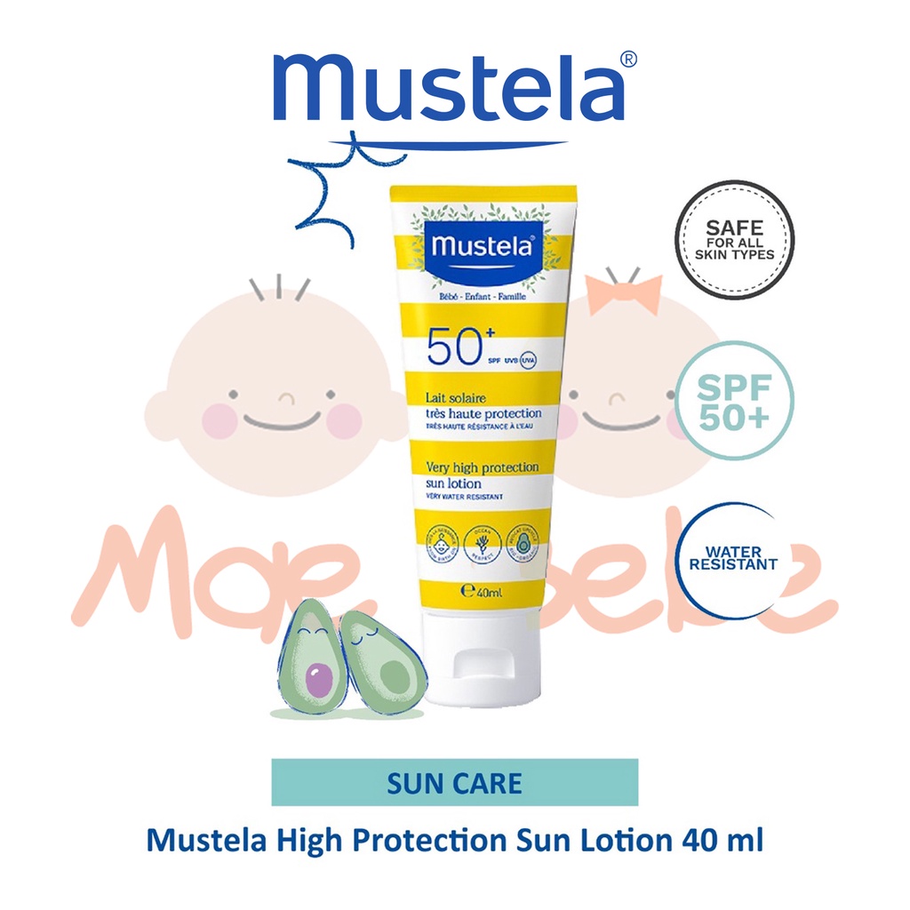 [PROMO] Mustela Very High Protection Sun Lotion Sunblock SPF 50+ 40ml