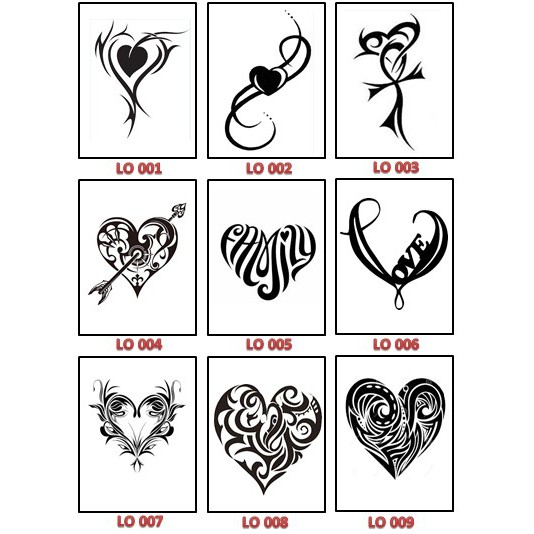 TATO TEMPORER  TATTO TEMPORER  STIKER TATO STIKER TATTO LOVE