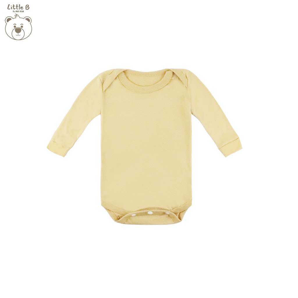 Little B By MacBear Jumper Bayi Unisex Basic Collection Little Boly Newborn - 12 bulan-Mocca