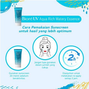 ★ BB ★ BIORE UV AQUA Rich Watery Essence SPF50 ++ 50 gr Sun Block