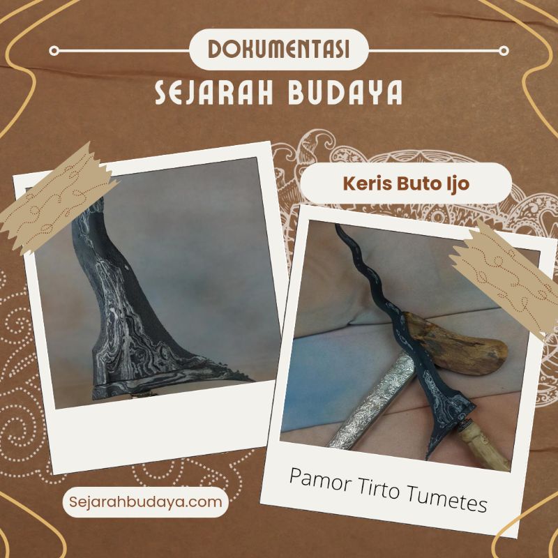 Keris Buto Ijo Pamor Tirto Tumetes