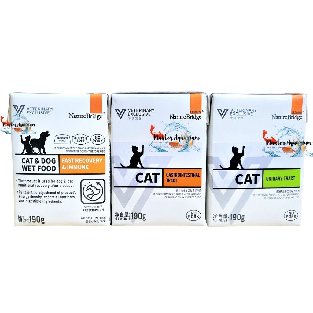 Jual Nature bridge Gastro Gastrointestinal tract cat wet 190gr / Nature
