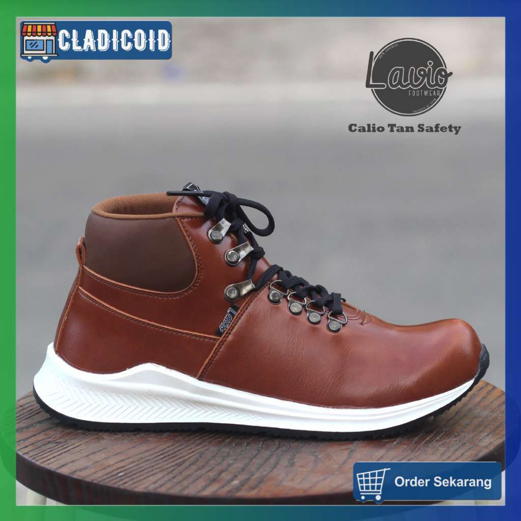 SEPATU SAFETY PRIA  ORIGINAL TERBARU MODEL KEREN DAN STYLISH SAFETY BIKERS OUTDOOR KERJA LAVIO CALIO