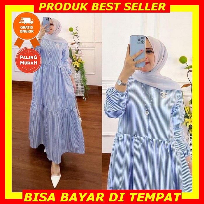 Baju Gamis Wanita Syar'I Asdf Muslim Dewasa Gamis Wanita Sultan Modis Lebaran 2021 Terbaru 2022 Chik