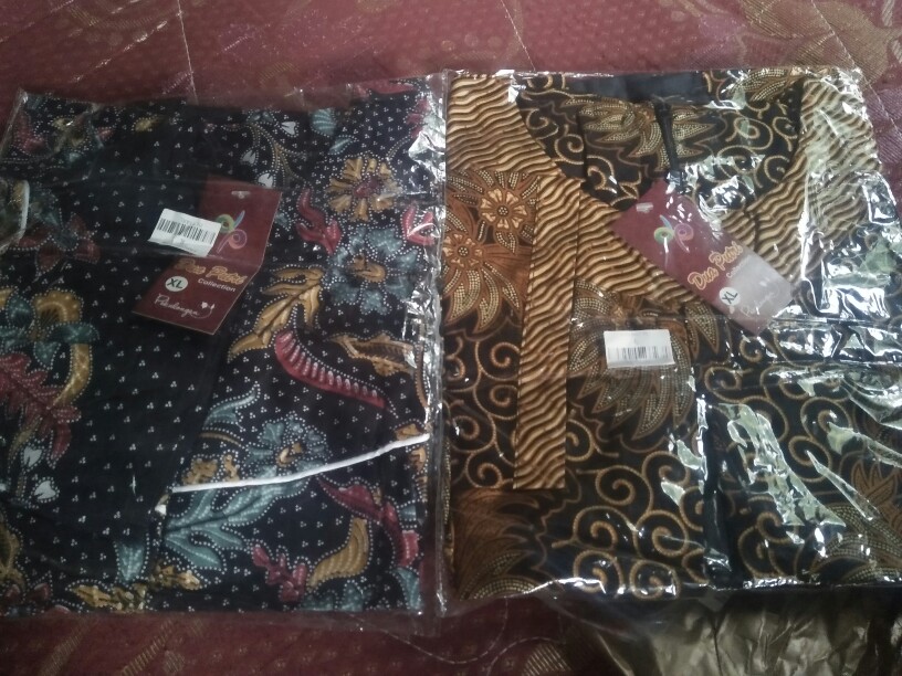 Atasan Batik Wanita Blouse Lengan Panjang Warna Hitam Trend 2021 Size S-m-l-xl-xxl-3l-4l-5l