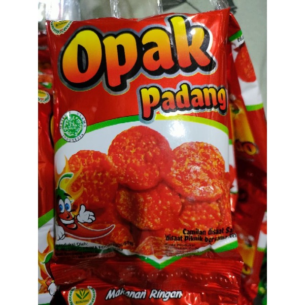 

makanan ringan opak padang