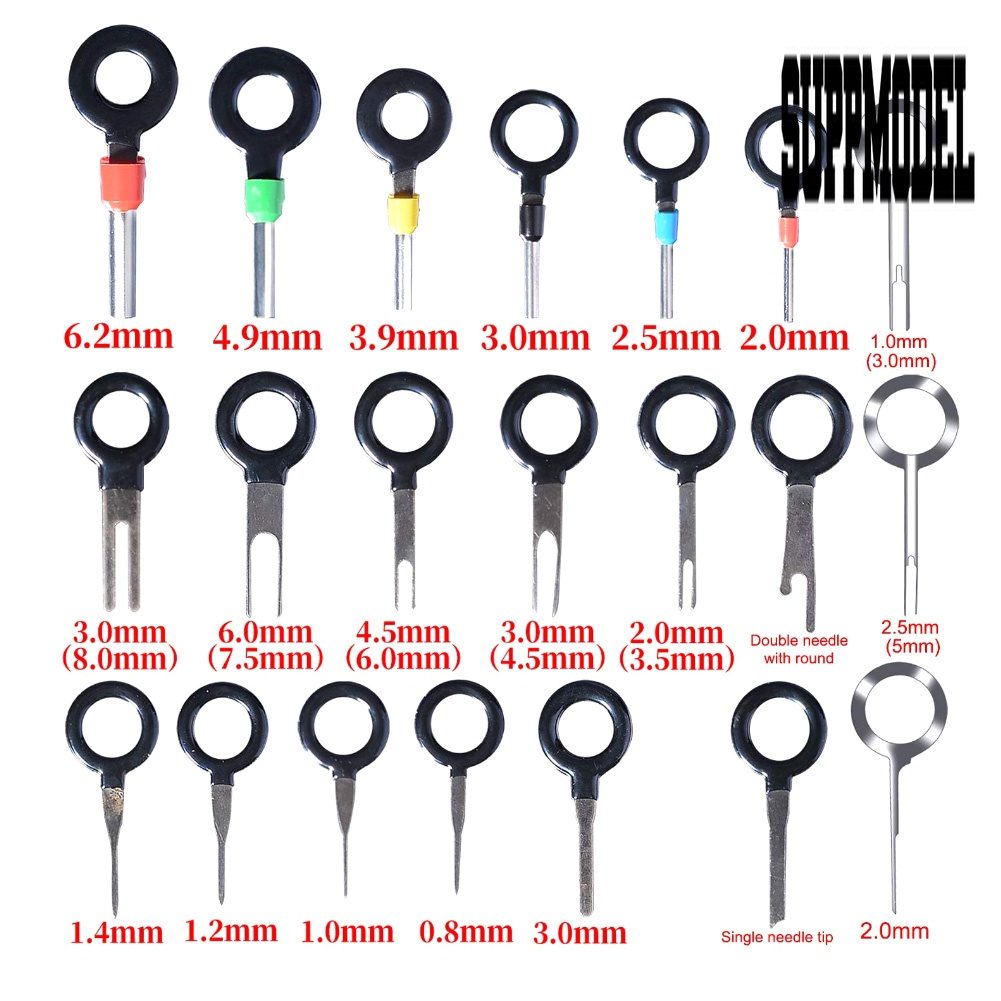 21pcs Alat Kunci Terminal Penghilang Pin Extractor Crimp Konektor Kabel Listrik Otomatis Untuk Perbaikan