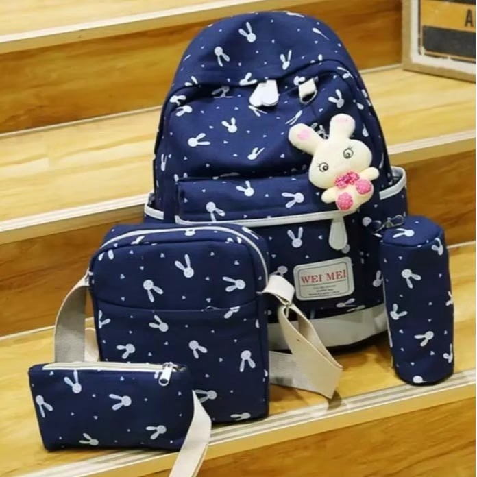 Tas Ransel 4 in 1 playboy TANPA BONEKA backpack Bandung tas sekolah tas anak