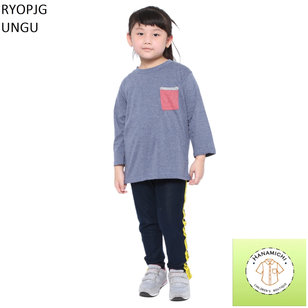 Hanamichi RYOPJG Baju T Shirt Kaos Anak Basic Murah Lengan Panjang