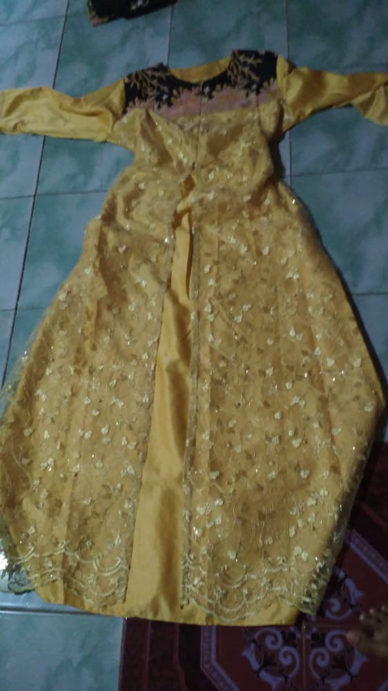 Maura Couple - Sania Ruffle Batik Couple Ori Ndoro Jowi Garansi Termurah Shopee - Batik Modern Solo