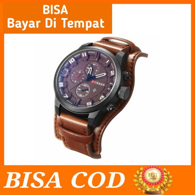 Jam Tangan Pria Analog Chrono Tidak Aktif Tahan Air 30M CURREN 8225