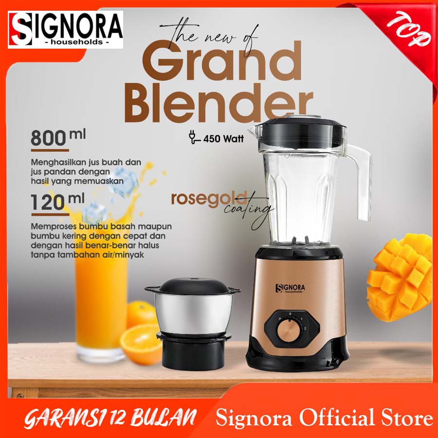 SIGNORA NEW GRAND BLENDER ROSE GOLD | BLENDER SIGNORA